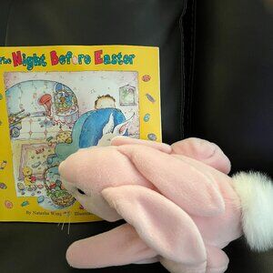 BUNNY PUPPET (with Easter book)